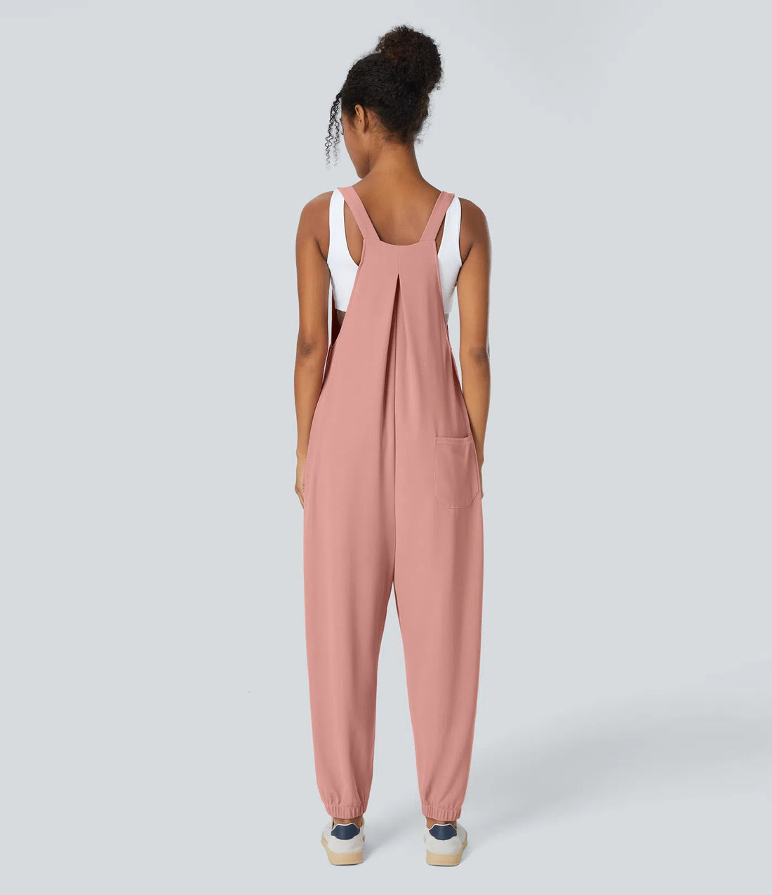Pockets Waffle Casual Jogger Dungarees