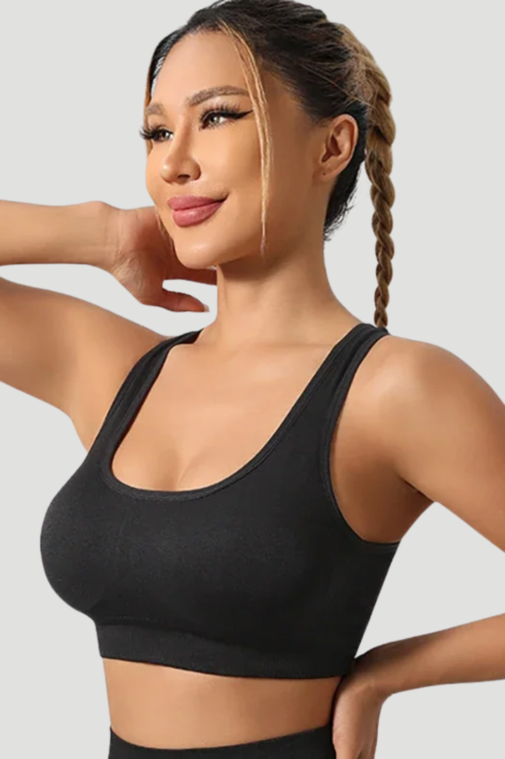 Seamless Midi Croc Top