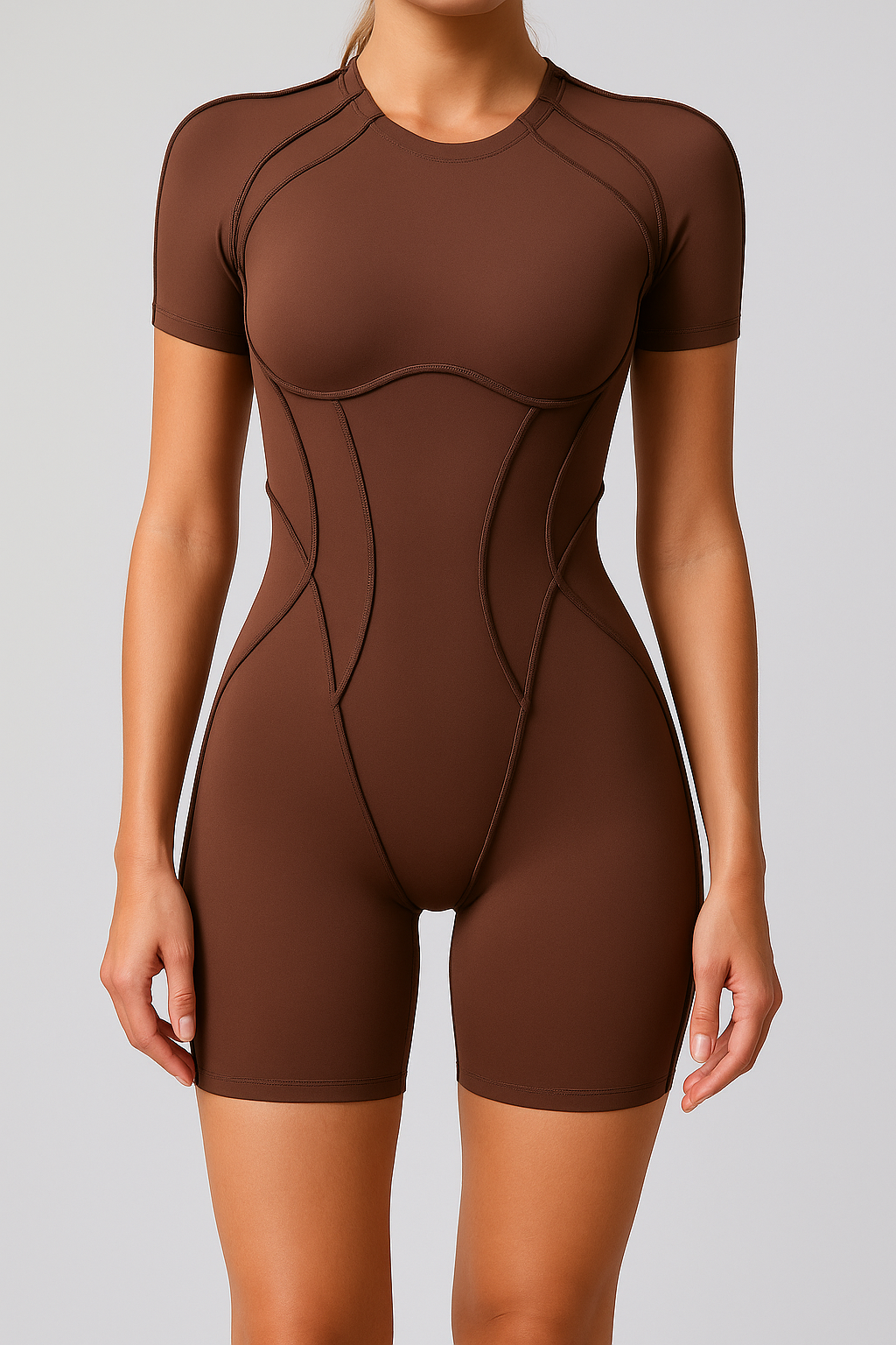 Backless midi bodysuit
